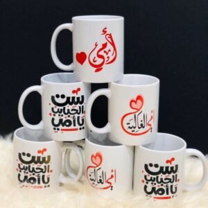 كاسات فاخرة زجاج(طباعة حسب الطلب)